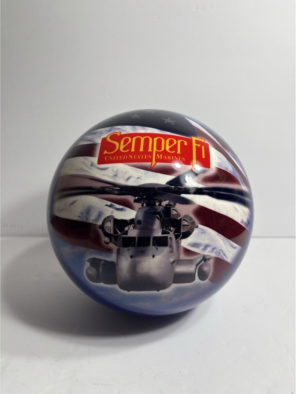 KR STRICKFORCE OTB USBC CERTIFIED USMC BOWLING BALL 15.4 LBS